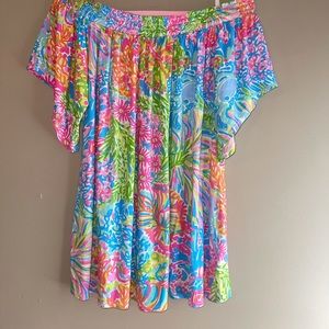 Lilly Pulitzer off the shoulder